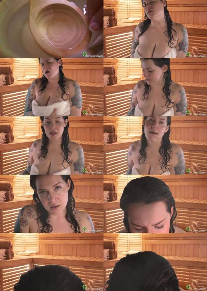 Little Clover starring in Sauna Blowjob - Virtual Sex (HD 720p)