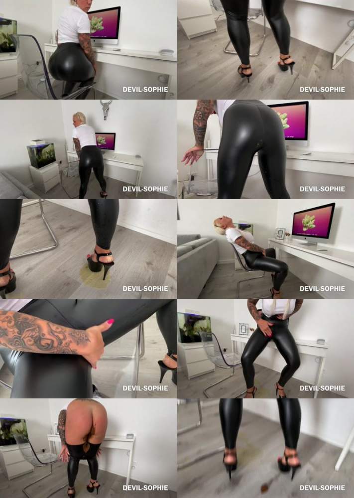 Devil Sophie starring in Horny messed up in latex pants - Mydirtyhobby (UltraHD 4K 2160p / Scat)