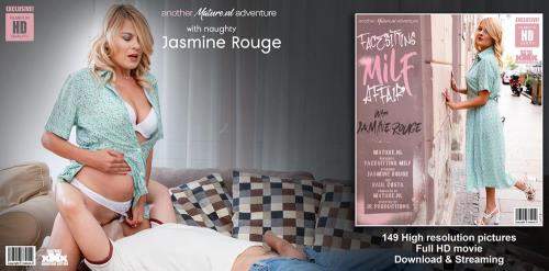 Jasmine Rouge (37), Raul Costa (32) starring in Milf Jasmine Rouge loves to facesit and fuck her stepson - Mature.nl, Mature.eu (FullHD 1080p)