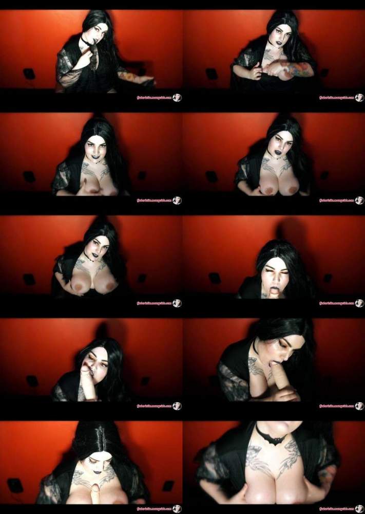 Gaberiella starring in BBW JOI Morticia Addams - Virtual Sex (FullHD 1080p)