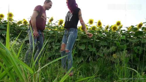 Lady Mesmeratrix starring in Ballbusting In The Sunflowers Field - LaReginaDittatrice (FullHD 1080p)