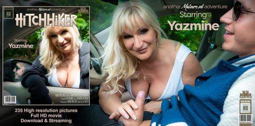 Jason Storm (29), Yazmine (53) starring in Big breasted Cougar Yazmine is hitching a ride from horny Toyboy Jason Storm - Mature.nl (FullHD 1080p)