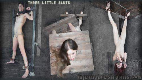 Hailey Young, Alexxa Bound, Holly Wood starring in Three Little Sluts - InfernalRestraints (HD 720p)