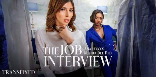 Ana Foxxx, Korra Del Rio starring in The Job Interview - Transfixed, AdultTime (SD 544p)