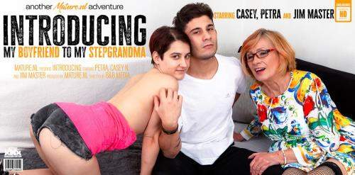 Casey N (18), Jim Master (20), Petra (73) starring in A steamy threesome with a granny and a hot young couple - Mature.nl (FullHD 1080p)