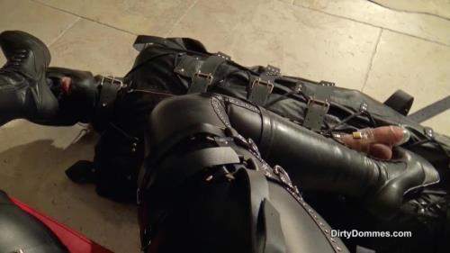 Fetish Liza starring in Bagged Leather Boot Worm - DirtyDommes (HD 720p)