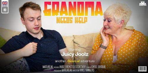 Chris Cobalt (26), Juicy Joolz (59) starring in Granny wants a hard young cock - Mature.nl (FullHD 1080p)