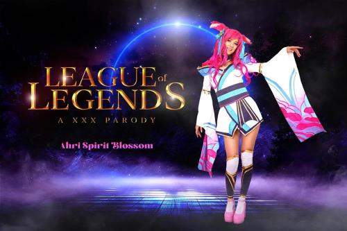 Eyla Moore starring in League of Legends: Ahri Spirit Blossom A XXX Parody - VRCosplayX (UltraHD 4K 3584p / 3D / VR)