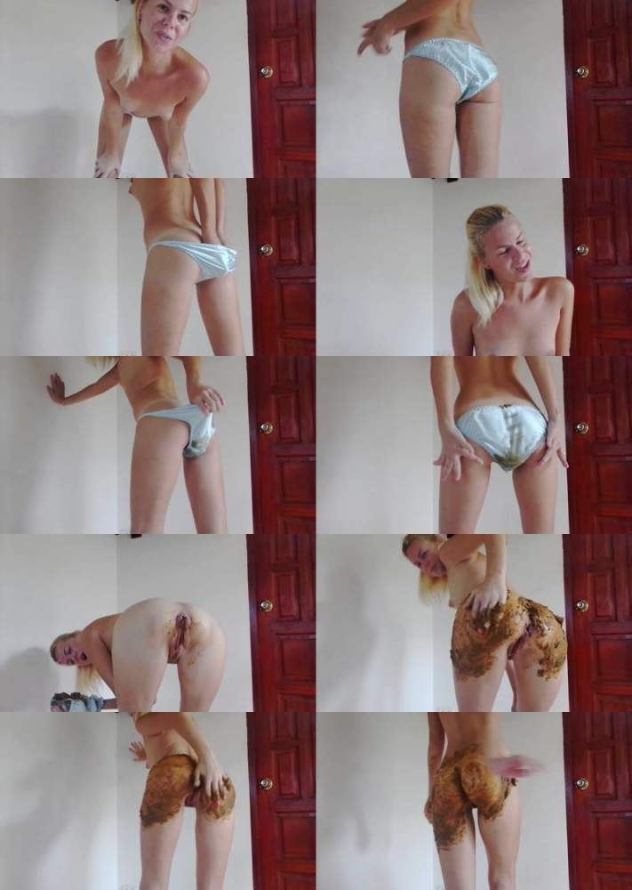 MissAnja starring in Enema and Huge Poo in Silk Bikini Smearing - ScatShop (HD 720p / Scat)