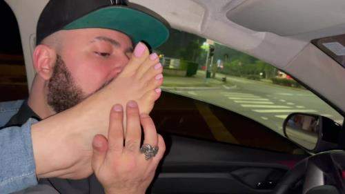 Driving With A Big Foot In Your Mouth - GoddessGrazi (FullHD 1080p)