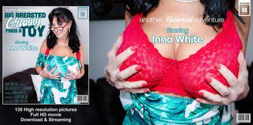 Inna White (64) starring in Inna White is a big breasted granny who loves to play with her unshaved pussy - Mature.nl (FullHD 1080p)