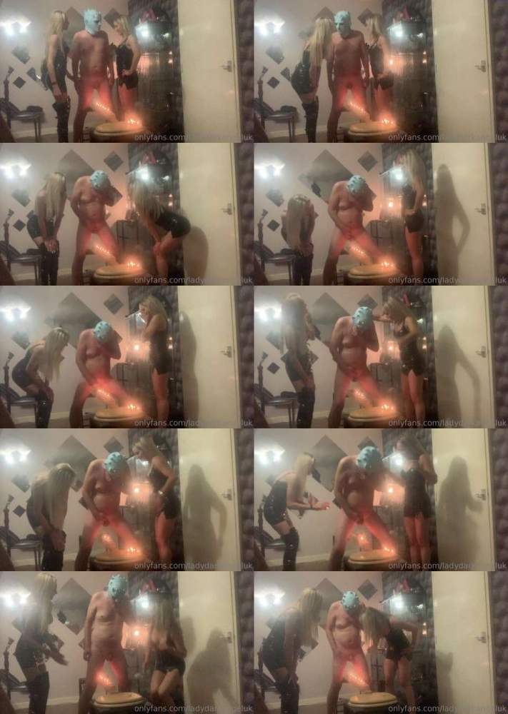 Myself And Mistress Courtney Getting My Whitewalker To Do The Walk Of Tea Light Candles - LadyDarkAngelUk (FullHD 1080p)