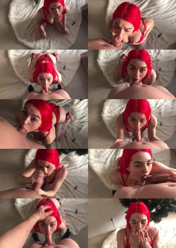I SUCK ON CHRISTMAS. Sweet Christmas Blowjob. A Fountain Of Sperm - Pornhub, Honey Sasha (FullHD 1080p)