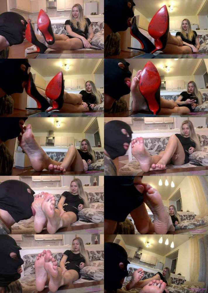 Fox - Lick My Shoes Thoroughly And Then Bare Feet - LickingGirlsFeet (FullHD 1080p)