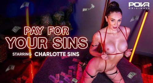 Charlotte Sins starring in Pay For Your Sins - POVR Originals, POVR (UltraHD 4K 3600p / 3D / VR)