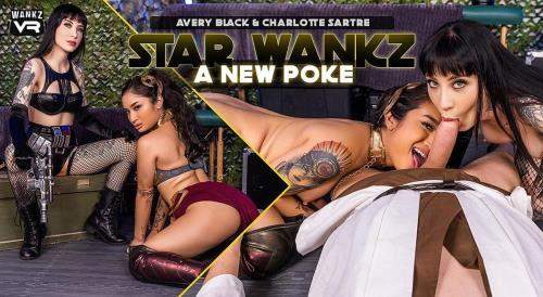 Avery Black, Charlotte Sartre starring in Star Wankz: A New Poke - WankzVR (UltraHD 4K 3600p / 3D / VR)