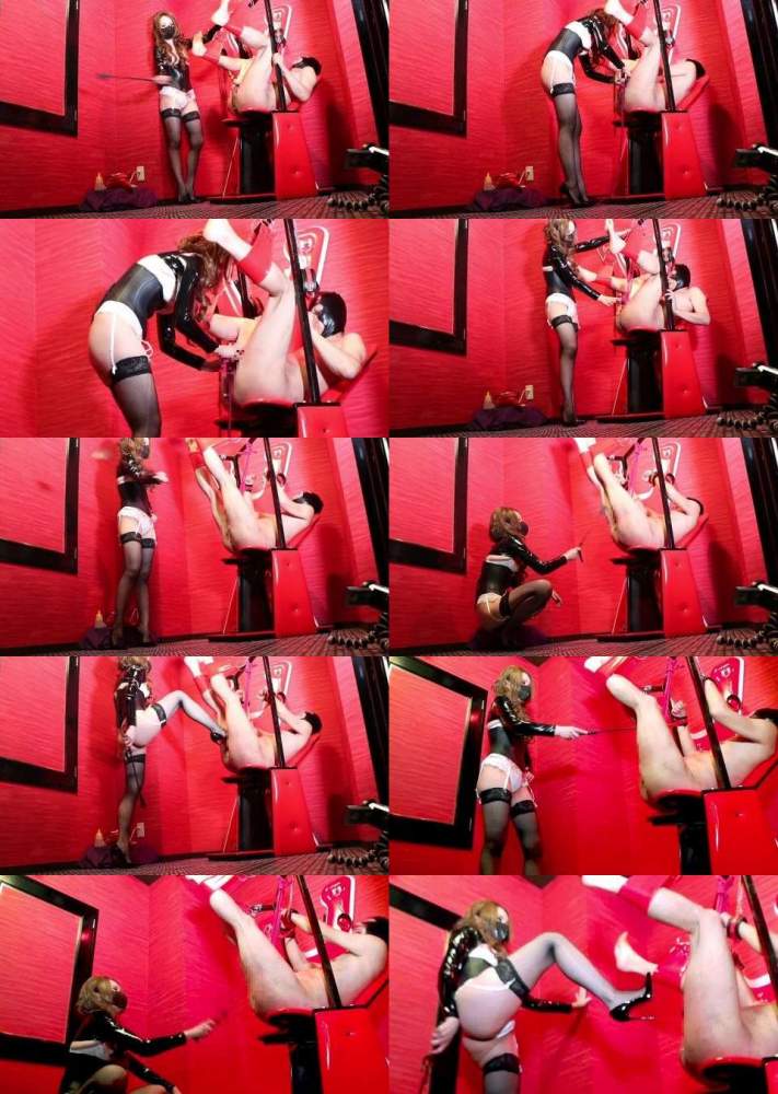 Cbt Caning Rope Tied Up - MistressKira (FullHD 1080p)