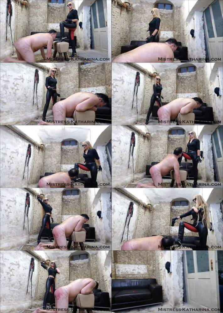 Cruel Caning Of The Bootlicker By Mistress Katharina - InstituteOfDiscipline (HD 720p)