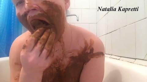 Natalia Kapretti starring in Be dirty toilet bitche is enjoyment - ScatShop (FullHD 1080p / Scat)