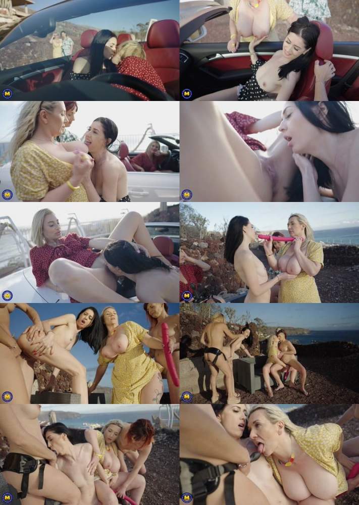 Etty Luxxx, Sandy Big Boobs, Sper Marie, Xanthia starring in Four Lesbian MILFs lick wachothers pussy under the sun - Mature.nl, Mature.eu (FullHD 1080p)