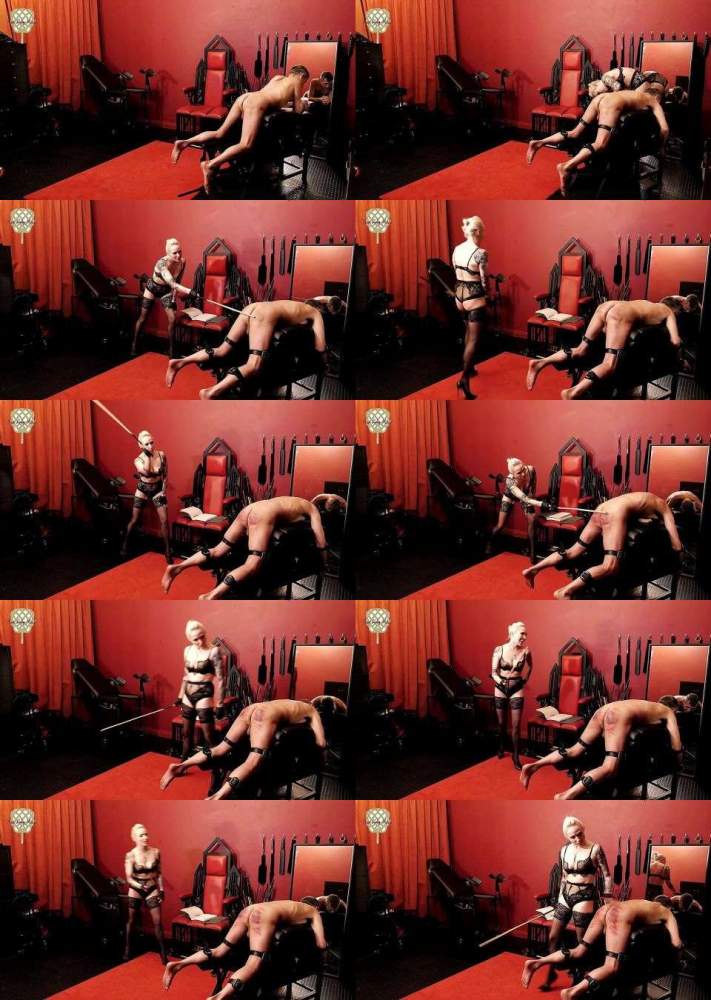 Gerry Vs The Singapore Prison Cane - Lay Down And Take Your Caning Young Slave - MissRubyMarks (HD 720p)