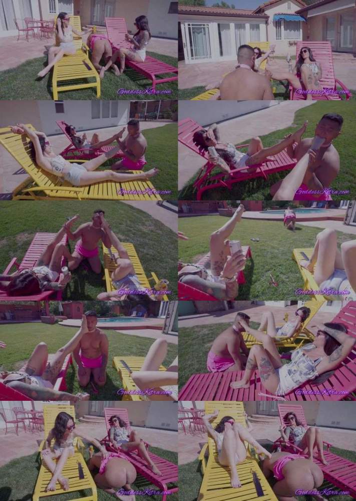 Victoria Sunshine starring in Pool Boy Puppy Ottoman - GoddessKitra (FullHD 1080p)