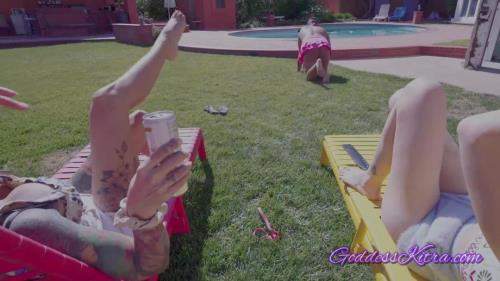 Victoria Sunshine starring in Pool Boy Puppy Ottoman - GoddessKitra (FullHD 1080p)