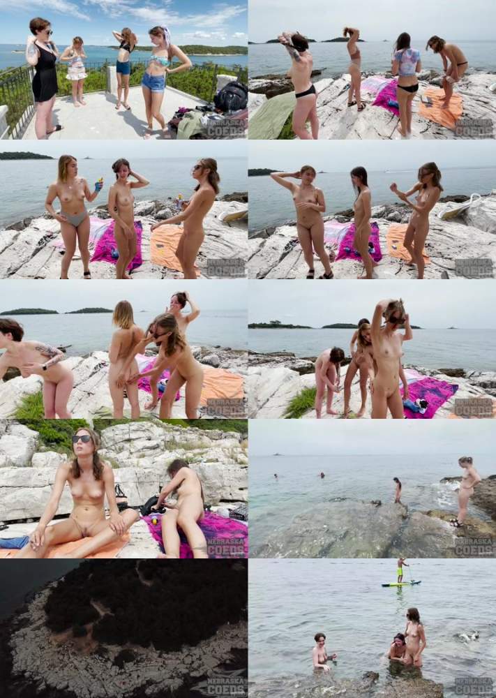 Adriana, Miss Pussycat, Rebeka Ruby, Sammy starring in 4girl Naked Sunbathing And Swimming On Island Vacation With Sammy Adriana Miss Pussycat Rebeka Ruby - NebraskaCoeds (FullHD 1080p)