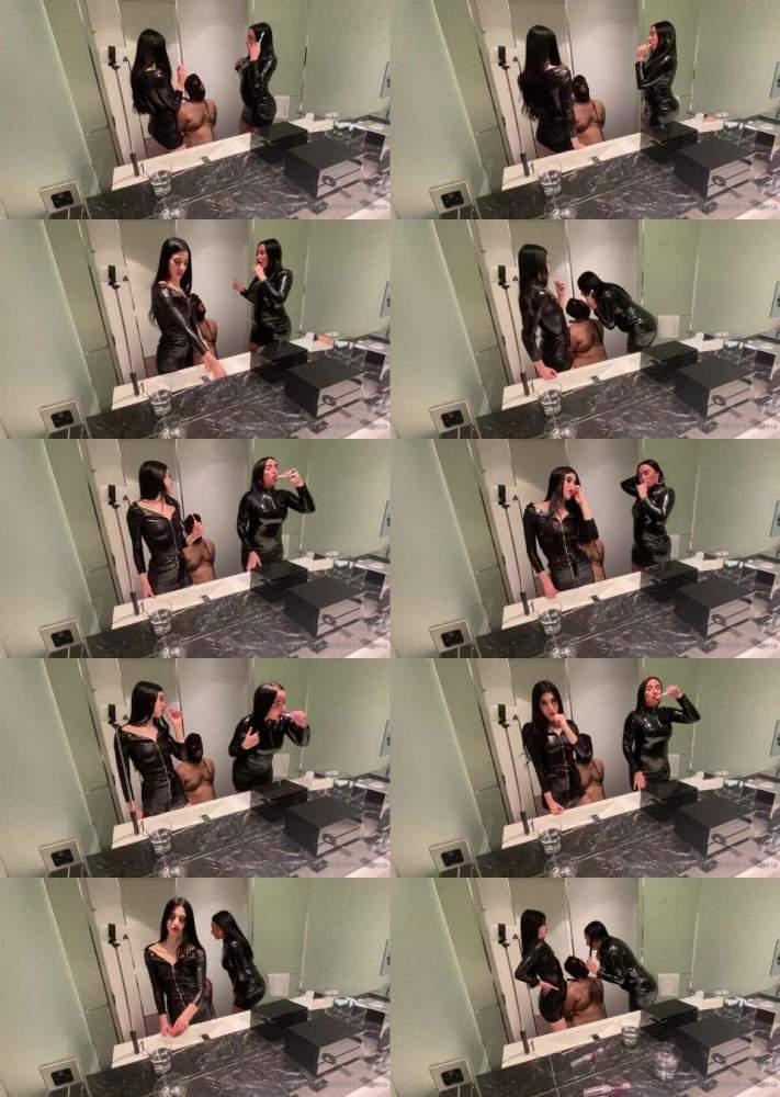 Mistress Karina starring in Human Drain Hole Brushing Our Teeth - MeanKarinaKalashnikova (FullHD 1080p)