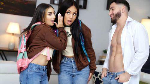 Violet Gems, Bianca Bangs starring in Bad Influence - StepSiblings, TeamSkeet (HD 720p)