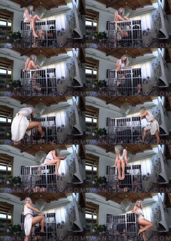 Caged Foot Worship - DivineGoddessJessica (FullHD 1080p)