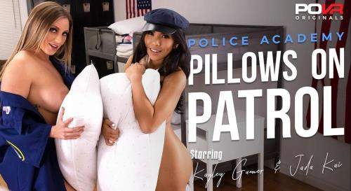 Jada Kai, Kayley Gunner starring in Police Academy: Pillows On Patrol - POVR, POVROriginals (UltraHD 2K 1920p / 3D / VR)