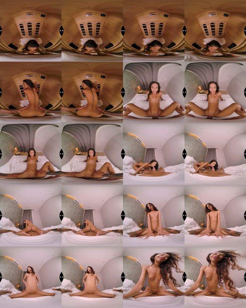 Lia Lin starring in Horny in the Sauna - SLR, LustReality (UltraHD 2K 1600p / 3D / VR)