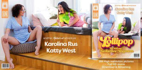 Katty West (27), Wife Karolina Bitch (39) starring in MILF Karolina Rus seduces her naughty stepdaughter in the afternoon - Mature.nl (FullHD 1080p)