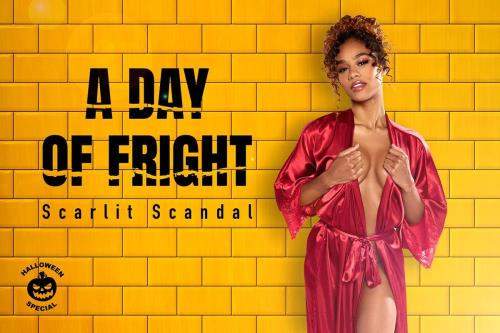 Scarlit Scandal starring in A Day of Fright - BaDoinkVR (UltraHD 4K 3584p / 3D / VR)