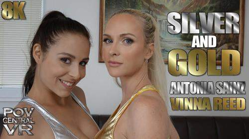 Antonia Sainz, Vinna Reed starring in Silver And Gold - POVcentralVR, POVR (UltraHD 4K 4096p / 3D / VR)