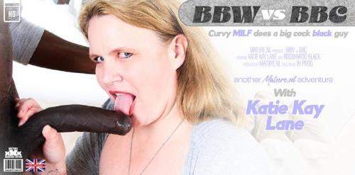 Katie Kay Lane (EU) (44), Rockhardo Black (36) starring in A big black cock for British BBW MILF Katie Kay Lane - Mature.nl (FullHD 1080p)
