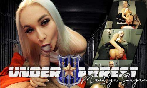 Marilyn Sugar starring in Under Arrest - SLR, SqueezeVR, Squeeze VR (UltraHD 2K 1600p / 3D / VR)