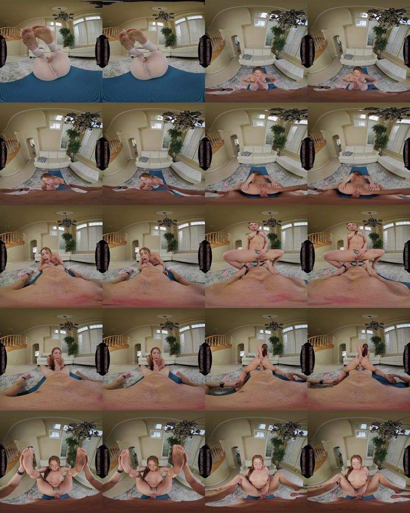 Aurora Fox starring in Limber Aurora Uses Yoga To Seduce A 10 Inch Cock - LethalHardcoreVR (UltraHD 2K 1920p / 3D / VR)