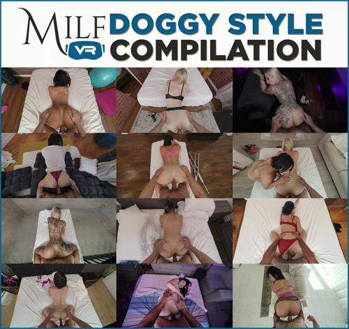 Rebel Rhyder, Mona Azar, Riley Jacobs, Agatha Delicious, Agatha Delicious, Mandy Rhea, Dreanna Dream, Jennifer White, Vanessa Cage, Stephanie Love starring in MilfVR Doggy Style Compilation - MilfVR (UltraHD 4K 3600p / 3D / VR)