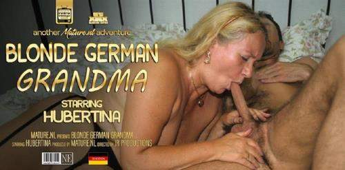 Hubertina (53) starring in Blonde German grandma with big tits fucks & sucks a hard cock - Mature.nl (SD 576p)