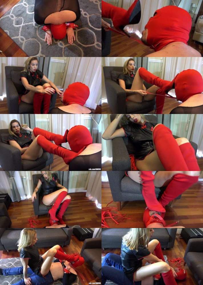 Rea starring in Session Bootleg - Worship My Red High Boots - EuroFemdomElite (FullHD 1080p)