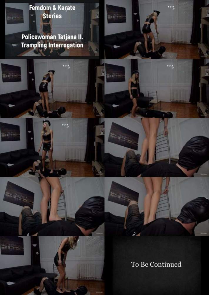 Intimidation By Policewoman Tatjana II - FemdomAndKarateStories (FullHD 1080p)