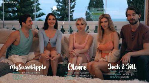 Jack, Jill, Kim, Paolo, MySweetApple, Claire, GoddessClaire starring in Our First Real Orgy - ManyVids (FullHD 1080p)