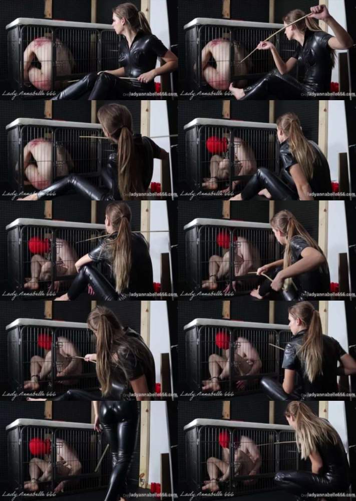 Bondage Slave In My Cage - Ladyannabelle666 (FullHD 1080p)