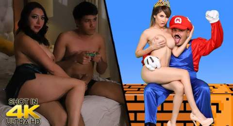 Esmeralda Duarte, Kari Cachonda starring in Super Mario Porno - SexMex (SD 480p)