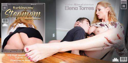 Elena Torres (41), Petr the Boy (21) starring in MILF Elena Torres is fucking her stepson in the living room and he's making her come - Mature.nl (FullHD 1080p)