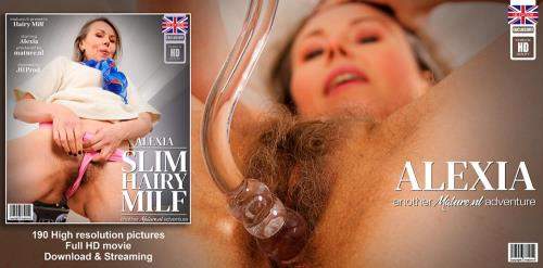Alexia (48) starring in Slim British MILF Alexia loves playing with her hairy pussy when she's alone - Mature.nl (FullHD 1080p)