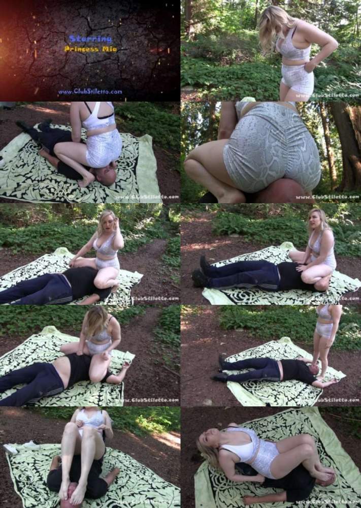 Princess Mia starring in Face Sitting Fun In The Forest - ClubStiletto (FullHD 1080p)