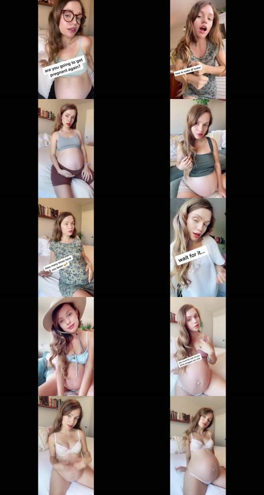 Pregnant Rose, femmes_fatales starring in NN Compilation - TikTok (FullHD 1080p)